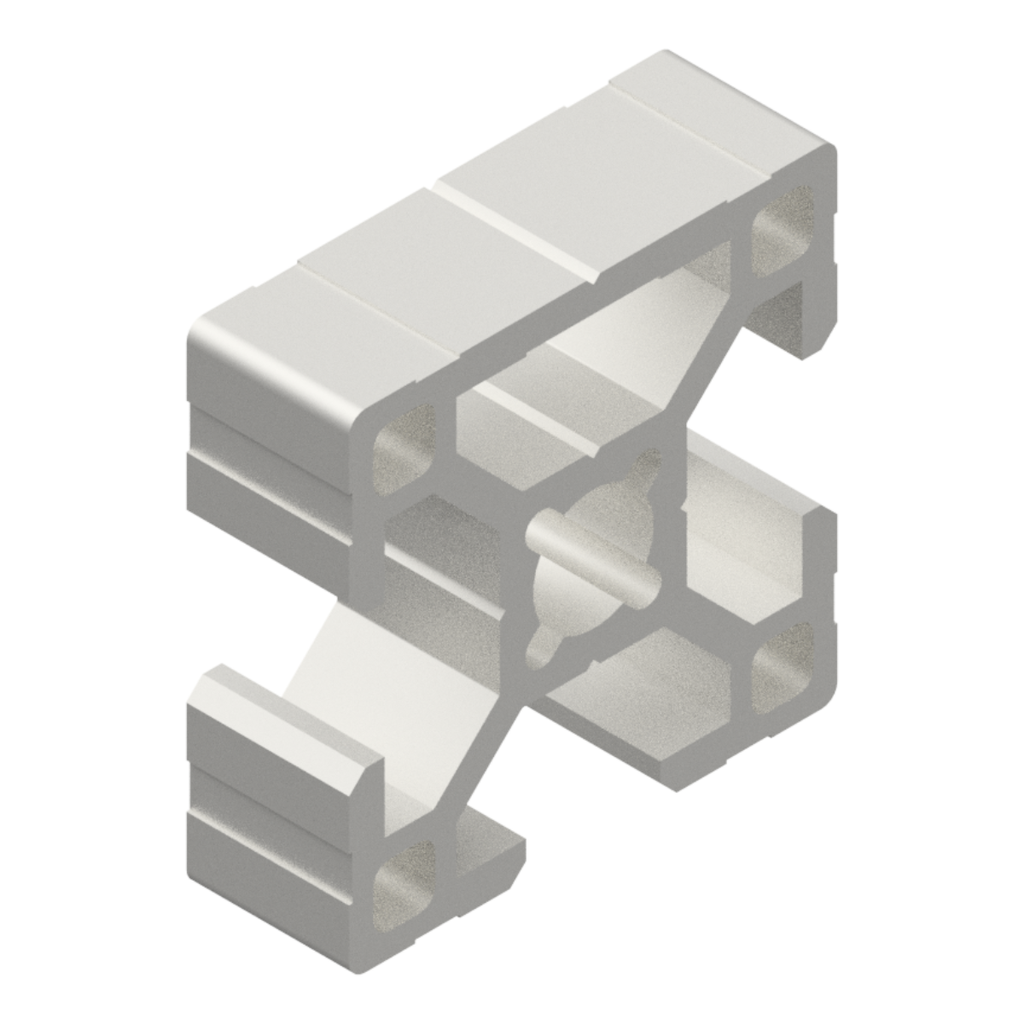 Aluminum Profile 30x30 C.8 Closed on one side PR030C01P