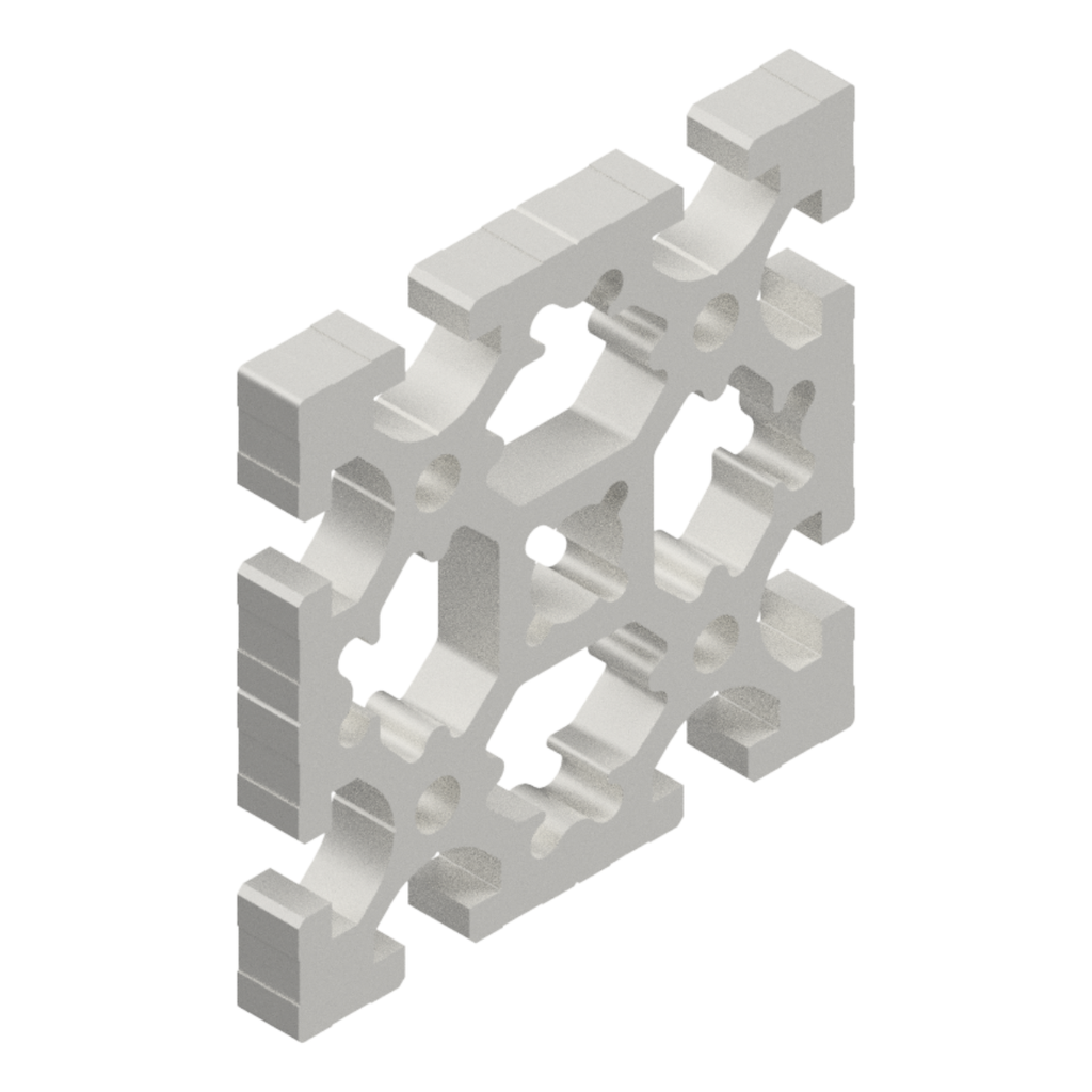 Aluminum Profile 90x90 C.10 Heavy  PR045090P