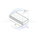 Profilo in Alluminio 6082 70x10 Anticorodal