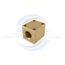 Madrevite Quadra in Bronzo D.16 P4 Dx Preforata