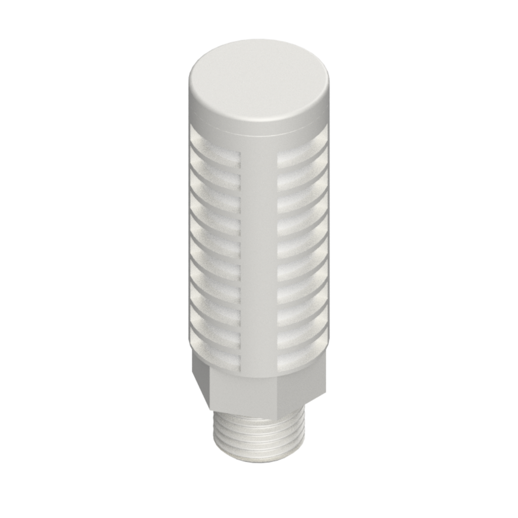 PAL\PALM-Plastic silencer 1/8"